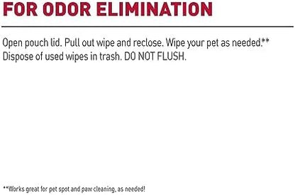 Nature's Miracle Deodorizing Bath Wipes for Dogs, 100 Count - Image 3