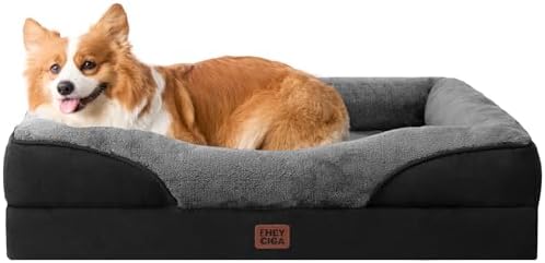 EHEYCIGA Orthopedic Dog Bed for Medium Dog, Memory Foam Dog Couch by EHEYCIGA