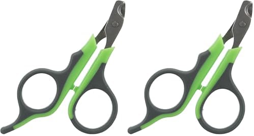 TRIXIE Pet Grooming Nail Clippers, for Small Dogs, Cats, Small Animals, and Birds, 3" (8cm) (Pack of 2) by TRIXIE