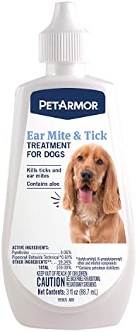 PetArmor Ear Mite Treatment for Dogs, 3oz by PetArmor