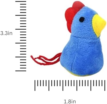 Catnip Cat Toy, 6 Pack Chicken Bird Interactive Chew Kicker Toys, cat Toys for Indoor Cats, Boredom Relief Kitten Exercise, Soft Durable for All Breed - Image 4