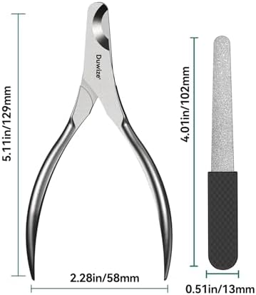 Dog Nail Clippers - All Steel Material, 1.22-Inch Large Opening, Built-in Spring, No Fur Pinch, for Medium to Large Dogs and Cats, Professional Pet Nail Trimmers, with Free Nail File (Matte) - Image 7