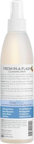 TrueBlue Grapefruit & Chamomile Fresh-in-a-Flash Cleansing Dog Spray – Refreshes, Conditions Coats for Dogs, Puppies, Cats – Moisturizing, Toxin Free, Natural Botanical Blend – 8.7 Fl. Oz. - Image 2