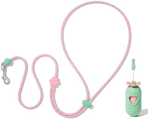 VETRESKA Crossbody Hands Free Dog Leash, 5FT Adjustable Leash (Flora) by VETRESKA