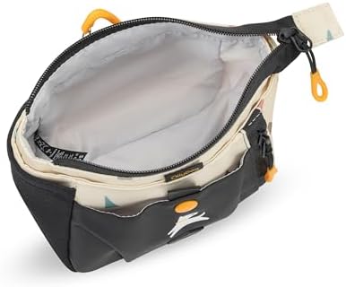 OllyDog Backcountry Day Bag | Dog Training Treat Pouch | Eco-Friendly Recycled Fabric Fanny Pack with Zipper Closure, Built-in Poop Bag Dispenser & Adjustable Waist Belt (Terrazzo) - Image 4
