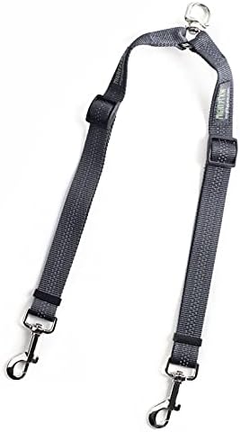 Mighty Paw Double Dog Leash, No Tangle Adjustable Split Lead for Two Dogs by MightyPaw