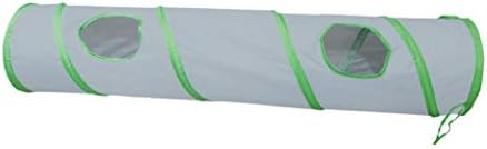 PetLike Cat Tunnel for Indoor Cats Collapsible Pop-up Pet Tube Peek Hole Hideaway Play Toys for Cats with Ball by PetsLikePetLike