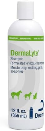 Shampoo for Dogs, Cats and Horses, 12 Fl Oz by DermaLyte