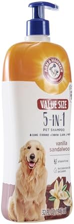 Arm & Hammer 5-in-1 Dog Shampoo, Vanilla Sandalwood, 32 Fl Oz - Image 2