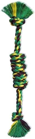 Mammoth Pet Products Flossy Chews Assorted Color Monkey Fist Bar, Large, 18-Inch, MultiColored (20100F) by MammothPetProducts