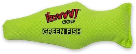 Yeowww Green Fish Catnip Toy by YeowwwCatnip