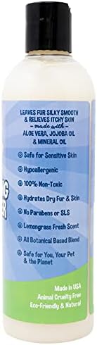 Bodhi Dog Gentle Moisturizing Dog Conditioner - Soothing Plant-Based Formula with Aloe Vera & Jojoba Oil - Hydrates & Softens Coat - Leaves Coat Soft Shiny & Manageable - Lemongrass (17 Fl Oz) - Image 5