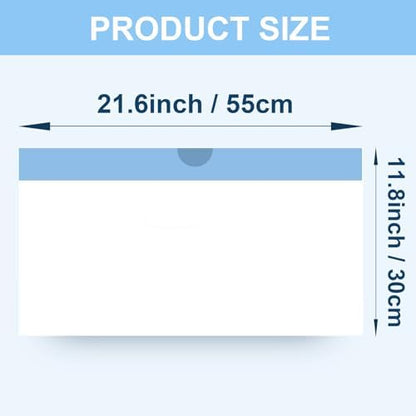 80-Pack 21.6"Opening x 11.8"L Heavy Duty Cat Litter Box Liners for Fsitego & Fumoi Automatic Litter Boxes, Extra Thick Self-Cleaning Litters Box Bags, Cat Litters Bags with Drawstring and Leakproof - Image 2
