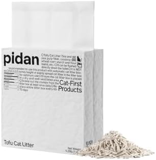 pidan Tofu Cat Litter Clumping,Flushable,Plant Based Litter 1 Pack by pidan