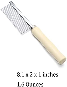 Wooden Handle Grooming Comb for Dogs Cats Pet - Image 2