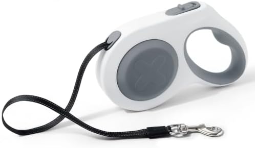 Retractable Dog Leash 9.84/16.4 ft, Tangle-Free One-Handed Brake by PAWDAY