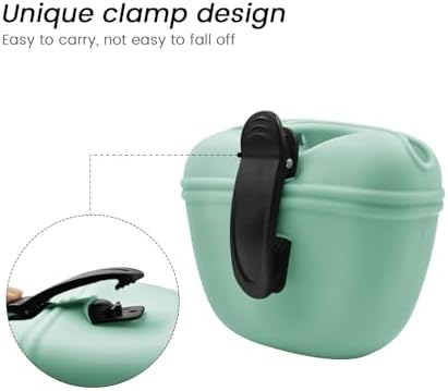 AUDWUD Silicone Dog Treat Pouch with Clicker Magnetic Closure Secure Clip - Image 4