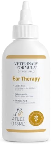 Veterinary Formula Clinical Care Ear Therapy Cleaner for Dogs & Cats, 4 oz by VeterinaryFormula