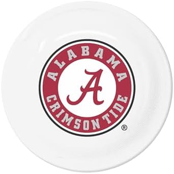 ShopInstaPets NCAA Officially Licensed Dog Frisbee (Alabama Crimson Tide) by BigTen