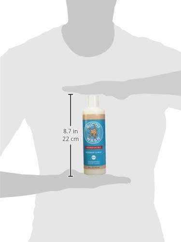 Buddy Wash 2-in-1 Dog Shampoo and Conditioner for Dog Grooming, Rosemary & Mint, 16 oz. Bottle
