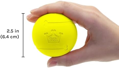Chew King Flavored Rubber Ball Collection, 2.5 Inch Chicken Flavor Rubber Balls 3-Pk - Image 3
