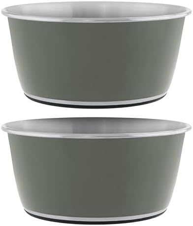 Master Pet Supply Stainless Steel Dog Bowls Set of 2 - Camo Patrol - 16 Oz by MasterPetSupply
