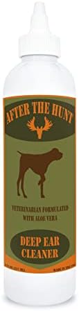 After The Hunt Dog Deep Ear Cleaner for Wax Buildup Dirt Infections Ear Odor and Itching or Scratching Cucumber Melon - 8 oz by After+The+Hunt