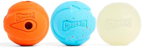 Chuckit Gen 1 Fetch Pack Dog Balls - Interactive Dog Toys, High-Bounce Fetch Ball, Floating Ultra and Rugged Balls, Durable - Size Medium, 2.5-inch Diameter, Set of 3 - Image 2
