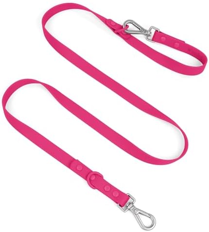 Wisedog Waterproof Dog Leash, Rose Violet, 5 ft × 3/4 in by WisedogPetSupplies