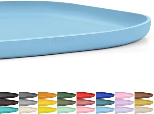 SMILOOL Waterproof Silicone Pet Food Mat with Raised Edge for Dog & Cat by smilool