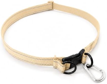 Shed Defender Hands Free Dog Leash Belt - Seen on Shark Tank - Attaches to All Leashes, Hands-Free Waist Belt for Walking, Running, Hiking, Adjustable one Size fits All, Designed in USA (Cream) - Image 3