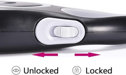 Retractable Dog Leash, EC.TEAK 26 Foot Dog Walking Leash for Medium Large Dogs up to 110lbs, One Button Break & Lock, Heavy Duty No Tangle. Large - Image 4