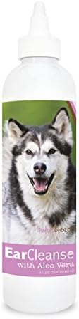 Healthy Breeds Alaskan Malamute Ear Cleanse with Aloe Vera Sweet Pea and Vanilla 8 oz by HealthyBreeds