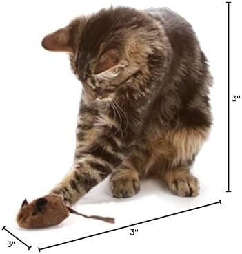 OurPets Play-N-Squeak Mouse Hunter Cat Toys with Catnip - Image 7