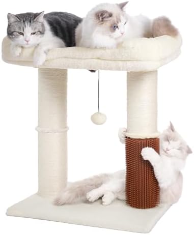 Cat Tree Tower for Large Cats Cat Scratching Post with Bed 20x16“ by Pawfessor