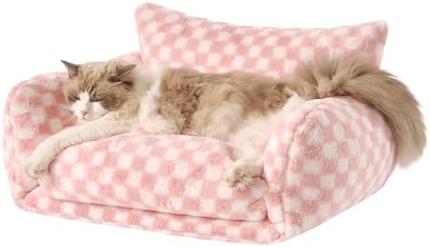 Hollypet Cat Bed Small Dog Orthopedic Couch Beds for Pets up to 20 lbs by Hollypet