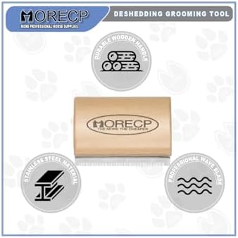 Dog Brush for Shedding Wooden Deshedding Tool Dogs Cats Grooming - Image 3
