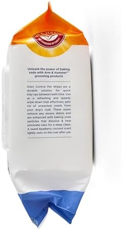 Arm & Hammer Odor Control Dog Wipes, Blueberry Coconut, 100 Count - Image 4