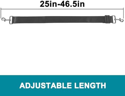 Vivifying Dog Car Seat Replacement Strap, 26-46.5 Inch Headrest Belt, Black - Image 3