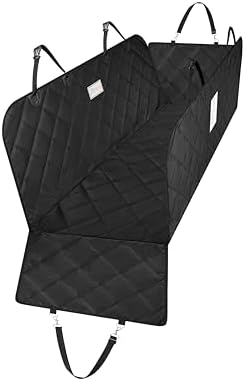 OllyDog Journey Car Seat Cover, Waterproof Backseat Protection for Dog Travel, Sturdy Waterproof Dog Hammock for Car, Pet Essentials (Raven) - Image 2