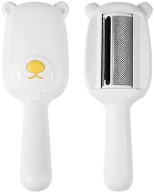 Pet Hair Remover Roller Compact Cat/Dog Hair Remover Deep Clean Convenient to Carry Reusable Lint Roller for Carpet, Furniture, Clothing and Bedding, Carpets and Car Seats (White) by 1TO3GO