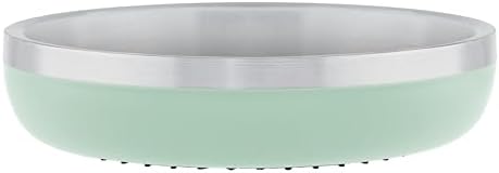 Master Pet Supply Stainless Steel Cat Bowls 9 oz Heavy Duty Pistachio by MasterPetSupply