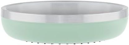 Master Pet Supply Stainless Steel Cat Bowls 9 oz Heavy Duty Pistachio by MasterPetSupply