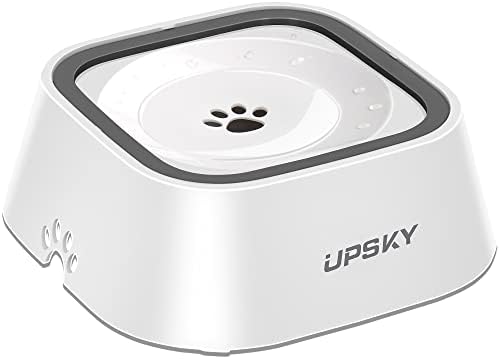 UPSKY 35oz No-Spill Pet Water Bowl, Slow Water Feeder for Dogs and Cats by UPSKY