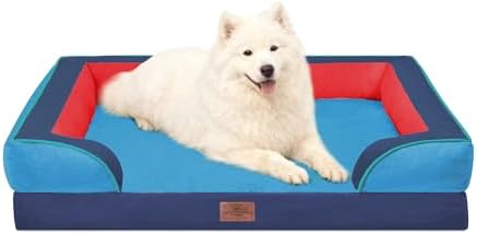 Comfort Expression Orthopedic Dog Beds for Large Sized Dog with Bolster by ComfortExpression