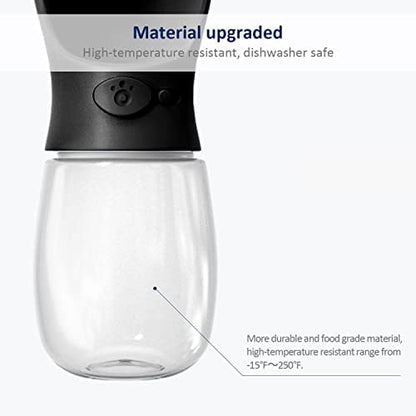 WePet Portable Dog Water Bottle, 12 OZ, Leak Proof Puppy Water Dispenser with Drinking Feeder for Pets Outdoor Walking, Hiking, Travel, Food Grade Plastic - Image 5
