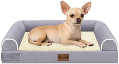 NANUYA Orthopedic Dog Bed for Small Dogs, 24 x 16 Inch, Purple by Nanuya