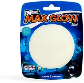 Chuckit! Max Glowin the Dark Bouncy Ball for Dogs, Large 3in, 1 Pack - Image 6
