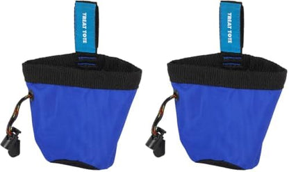 Chuckit! Treat Tote Dog Treat Pouch for Puppy Training, 2 Cup Capacity, Assorted Colors (Pack of 2) by Chuckit