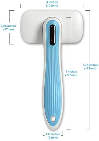 Pets First Premium Dog Brush & CAT Brush Self Cleaning Dog Slicker Hair Brush Easy to Clean Best Pet Grooming Brushes Shedding Grooming Tools for Dogs and Cats. Beautiful Gift for the Groomer! - Image 5